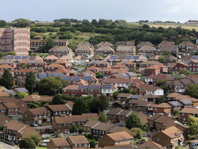A view of a large number of homes in Brighton & Hove