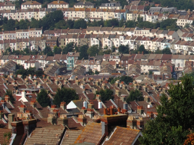 A bird's eye view of Brighton & Hove.