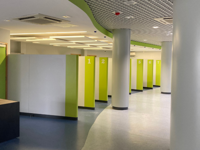The Housing Advice and Homelessness Help Desk area in Hove Town Hall