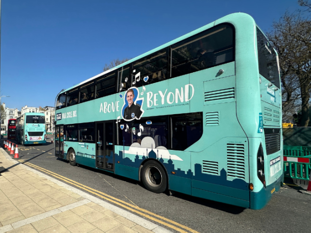 a bus on a road