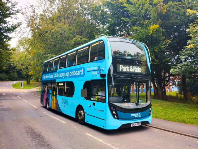 a bus on a road