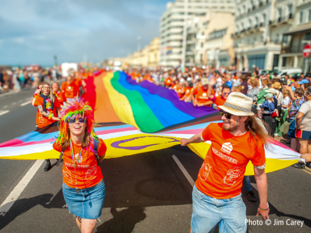 Pride community parade - photo credit Jim Carey