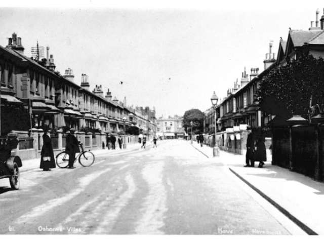 Historic picture of Osborne Villas, Hove