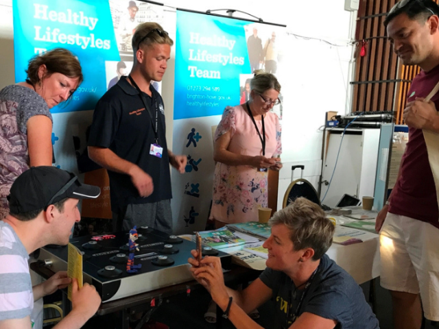 Healthy Lifestyles stall at What's Out There in 2018