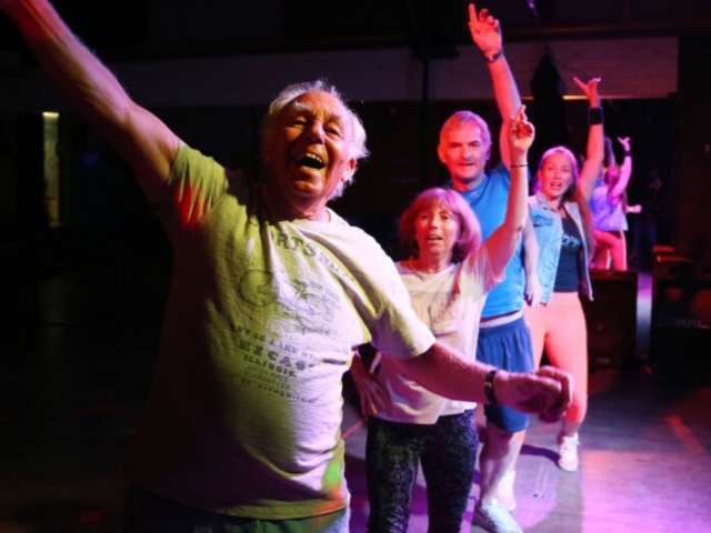 Photo of people enjoying the 2018 Active Forever event