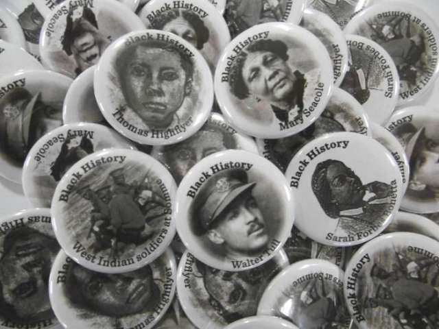 Black History Month badges