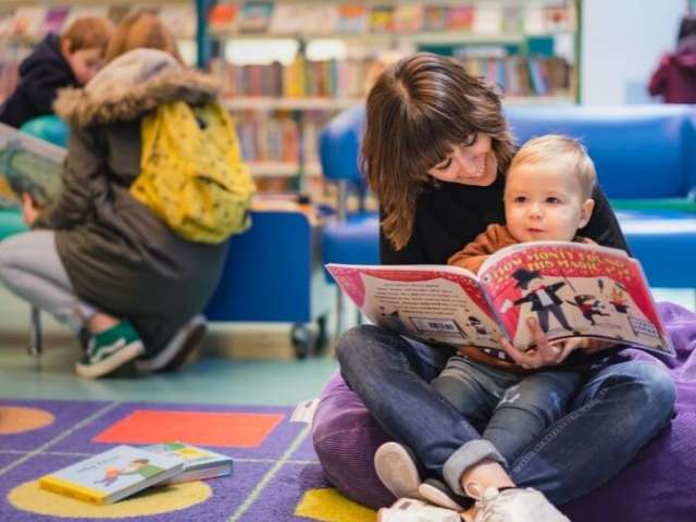 Library users by Brighton-based photographer Sam Luck