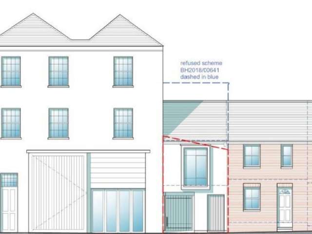 Drawing of plans for homes and offices in Upper Gardner Street