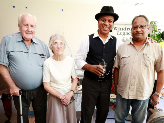Victor Richards and guests at Brooke Mead