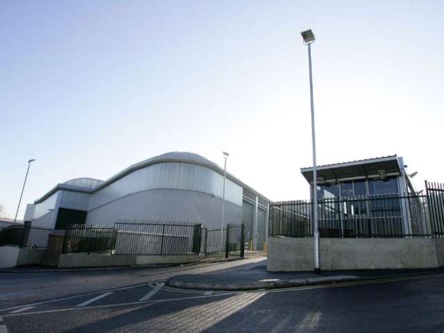 Exterior of the materials recovery facility in Hollingdean
