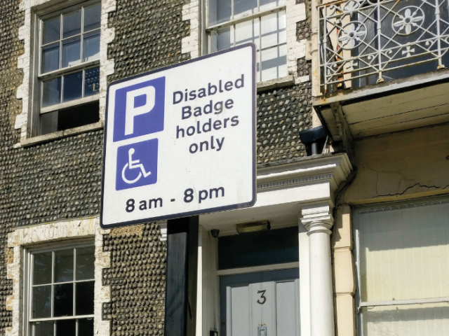 Disabled sign