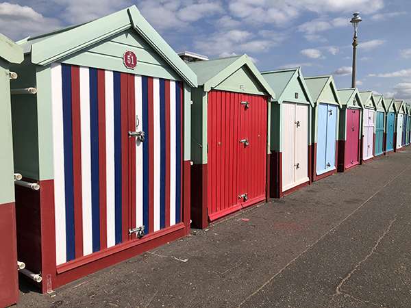 Beach huts