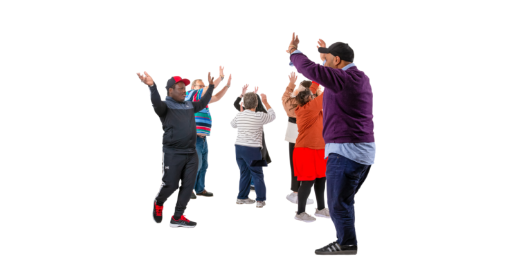 Group of people dancing