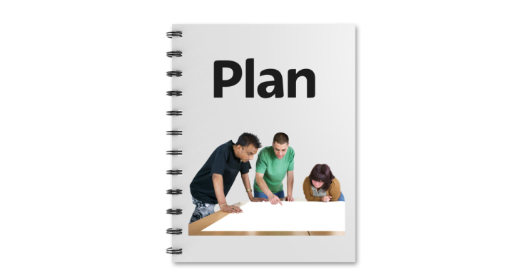 Image of a book with 'Plan' on cover.