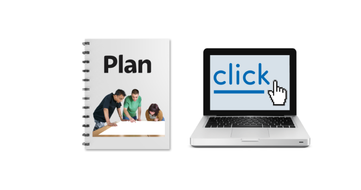 Plan. laptop.
