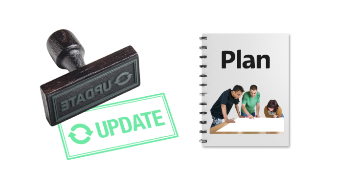 Update stamp. Plan.
