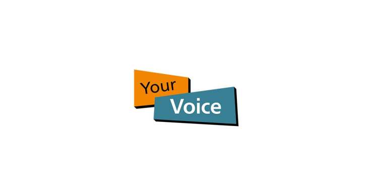 Your Voice logo.