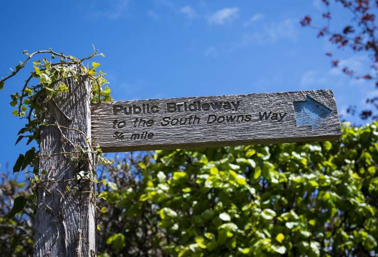 Countryside sign.